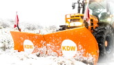 KDW Schneeräumung | KDW Schneepflug im Einsatz bei der Straßen Räumung.